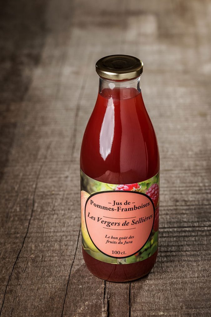 Jus de Pommes Framboises Les Vergers de Seillières