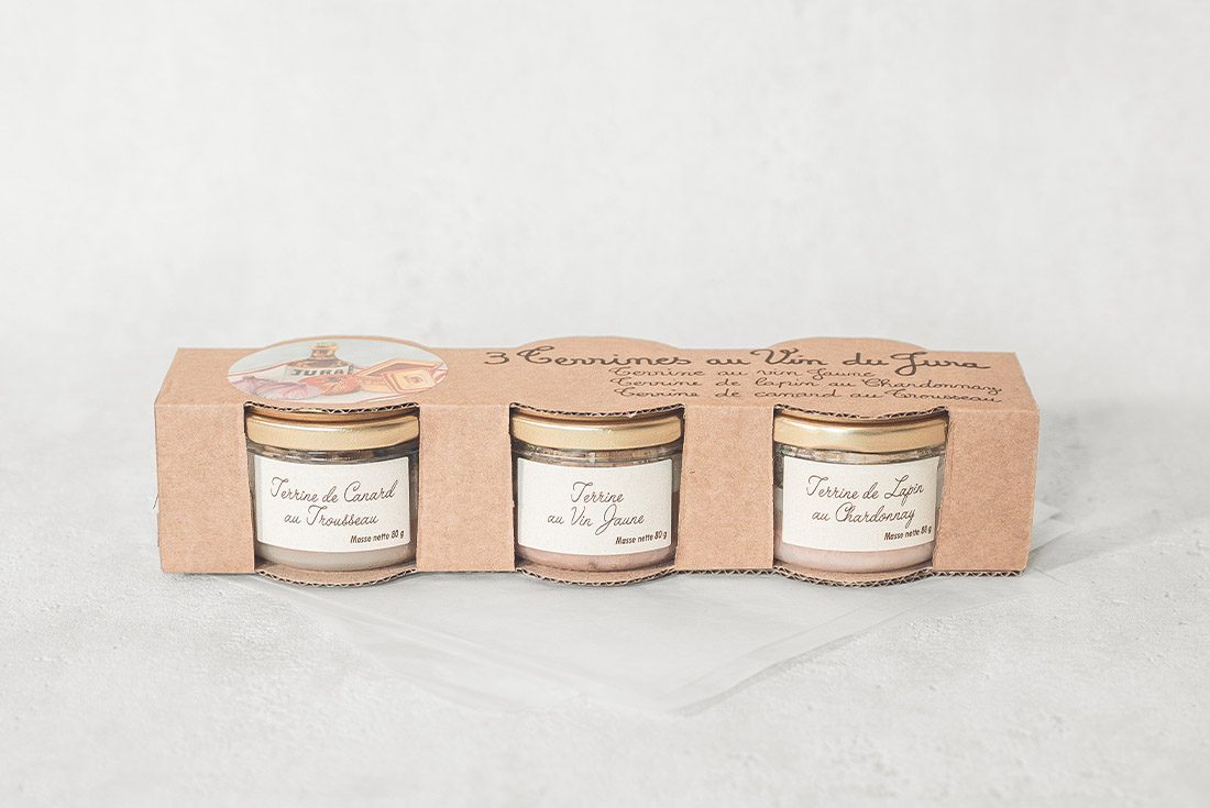 Terrines au vin du jura